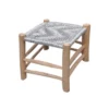 Tabouret Sahara Argent, The Rug Republic