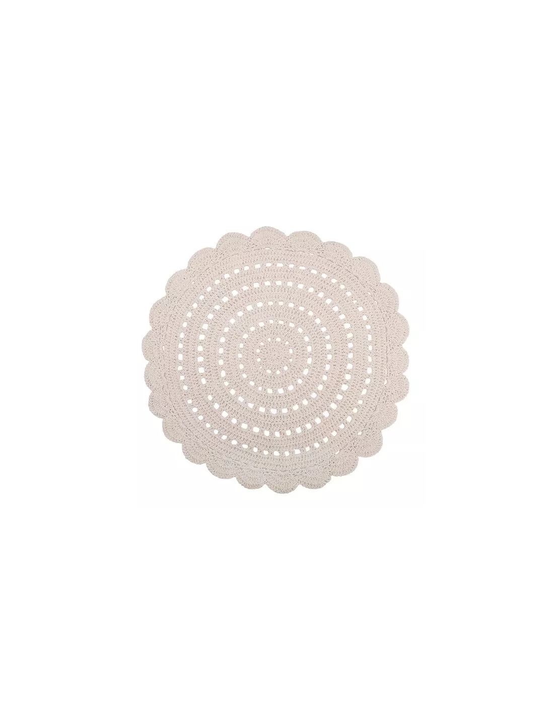 Tapis Alma Rond écru, Nattiot 3 Tapis Alma Rond écru, Nattiot