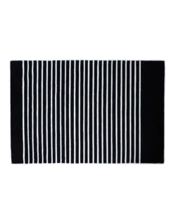 Tapis Ancre Noir/écru Jean Paul Gaultier