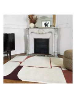 Tapis Binibeca Burgundy & Rouille, Edito -Deco En Ligne Soldes tapis binibeca edito 1