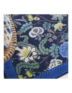 Tapis Brocart Decoratif Indigo, Designers Guild -Deco En Ligne Soldes tapis brocart decoratif indigo designers guild 1