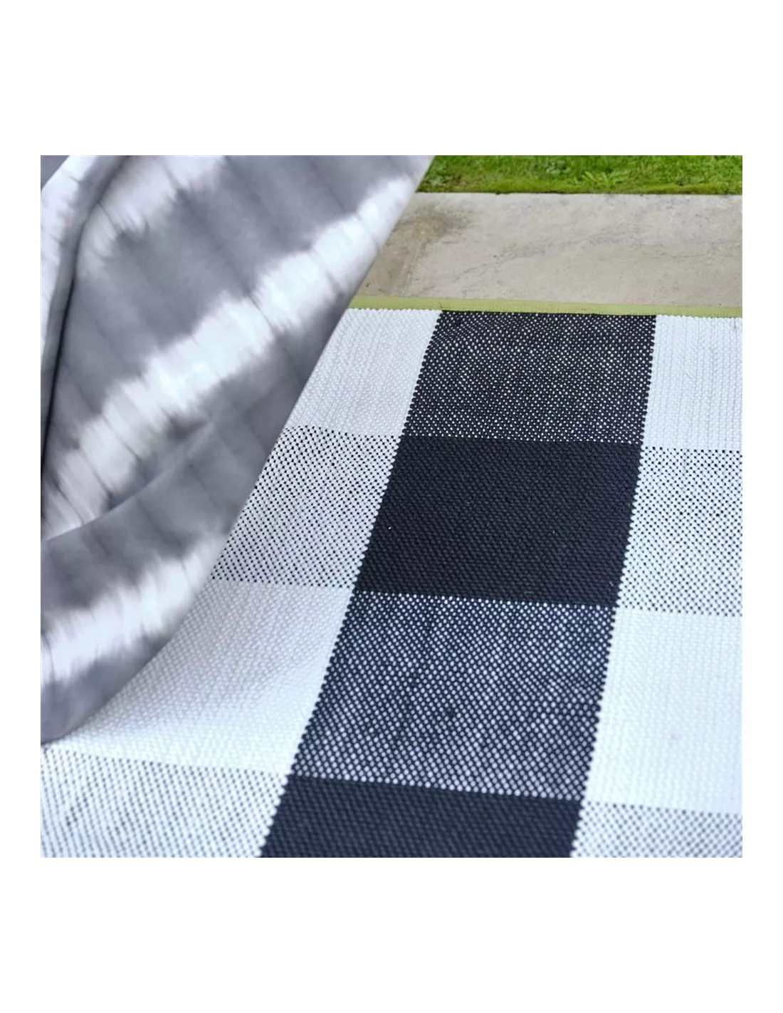 Tapis Couloir Saliya Noir Outdoor, Designers Guild 5 Tapis Couloir Saliya Noir Outdoor, Designers Guild – Image 3