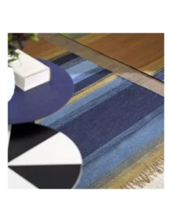 Tapis De Couloir Mikome Indigo, Designers Guild -Deco En Ligne Soldes tapis de couloir mikome indigo designers guild 3