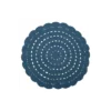 Tapis Enfant Alma Rond Bleu, Nattiot -Deco En Ligne Soldes tapis enfant alma rond bleu nattiot