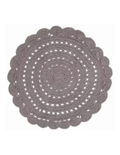 Tapis Enfant Alma Rond Gris, Nattiot
