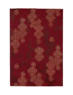 Tapis Hanakiriko Hakone Red, K3 Design By Kenzo Takada