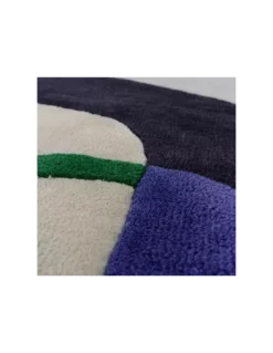 Tapis Inclusion Bleu électrique, Edito -Deco En Ligne Soldes tapis inclusion bleu electrique edito 4