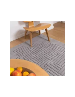 Tapis Interférences Gris, Edito -Deco En Ligne Soldes tapis interferences gris edito 1