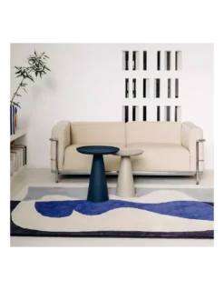 Tapis Narcisse Bleu, Edito -Deco En Ligne Soldes tapis narcisse bleu edito 1