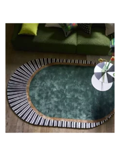 Tapis Ovale Koshi Malachite, Designers Guild -Deco En Ligne Soldes tapis ovale koshi malachite designers guild 2