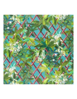 Tissu Canopy Turquoise, Christian Lacroix