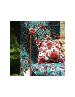 Tissu China Town Aqua Outdoor, Jean Paul Gaultier -Deco En Ligne Soldes tissu china town aqua outdoor jean paul gaultier 1