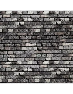 Tissu Folk Graphite Jean Paul Gaultier -Deco En Ligne Soldes tissu folk graphite jean paul gaultier 1