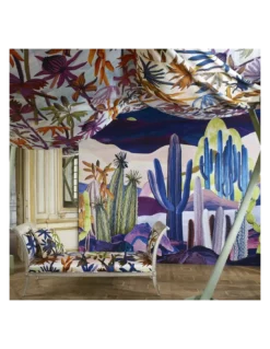 Tissu Gatiza Azur, Christian Lacroix -Deco En Ligne Soldes tissu gatiza azur christian lacroix 1