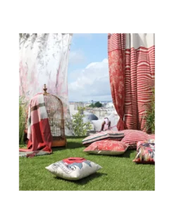 Tissu Illusion Rouge Laque Jean Paul Gaultier -Deco En Ligne Soldes tissu illusion rouge laque jean paul gaultier 2