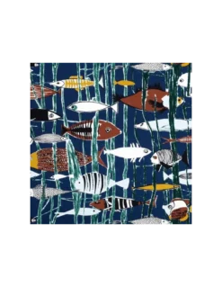 Tissu Lagon Marine, Lelievre